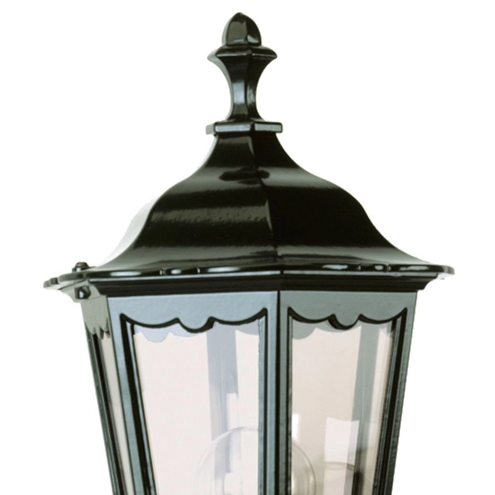 Klassieke buitenlamp Ancona Up zwart KS verlichting 8714732512749