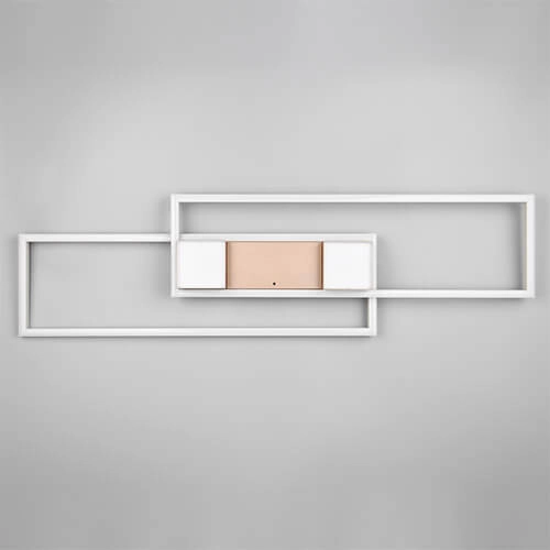 Led plafondlamp 100x28 Albany roodkoper Trio 4017807610307