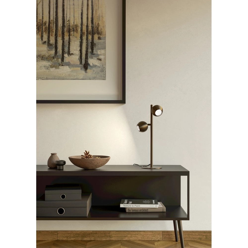 Design tafellamp Bimeda 1 donker brons Eglo 9008606391110