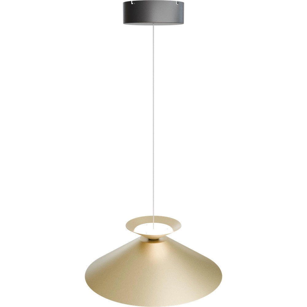 Hanglamp Ceppo zwart met goud Ø 45cm met uplight Masterlight 8718121389639