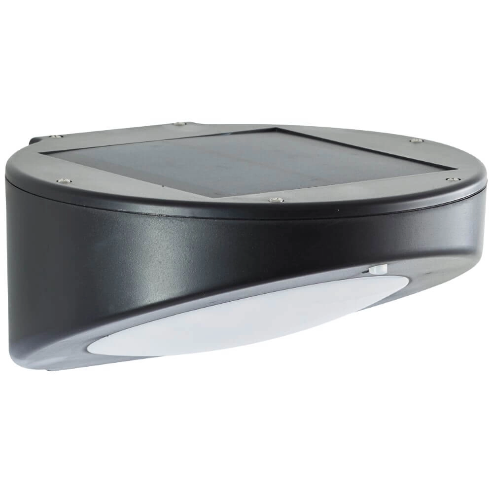 Zwarte wandlamp Bardum solar Brilliant 4004353432712