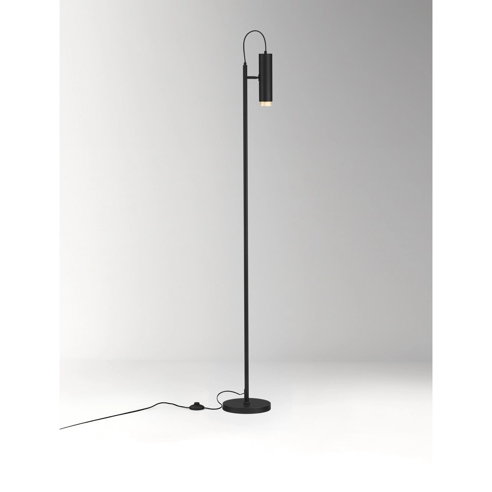 Leeslamp Nessi zwart met goud Lyora 5212017475220