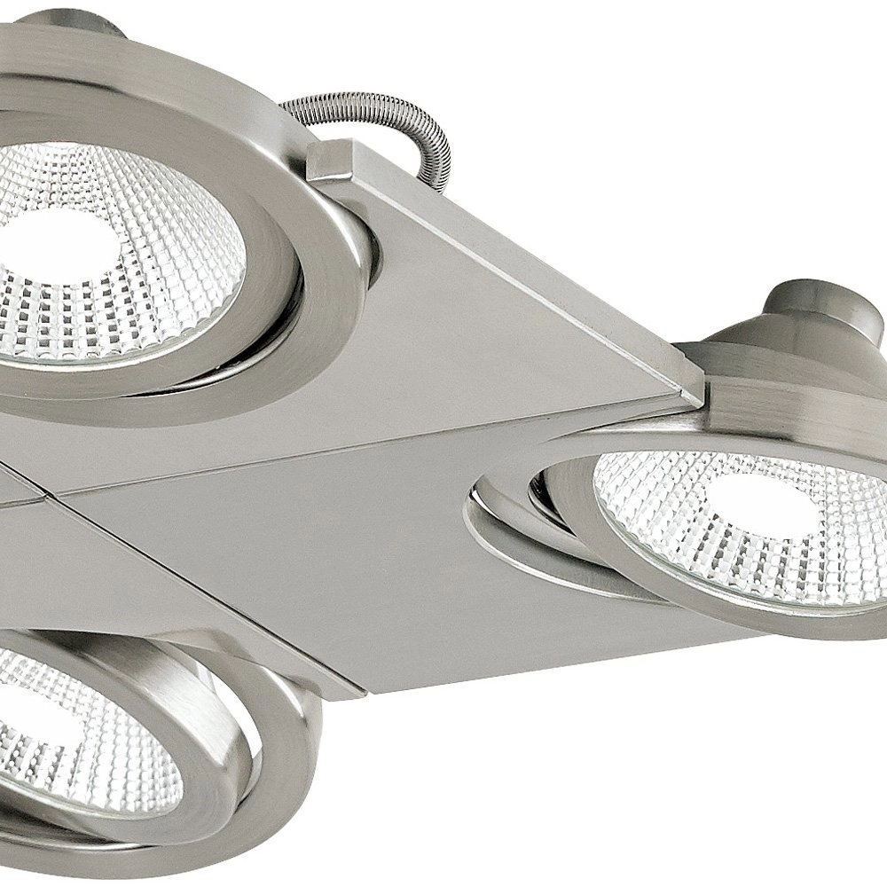 Richtbare spot Brea 4-lichts grijs Stars of Light 9002759392512