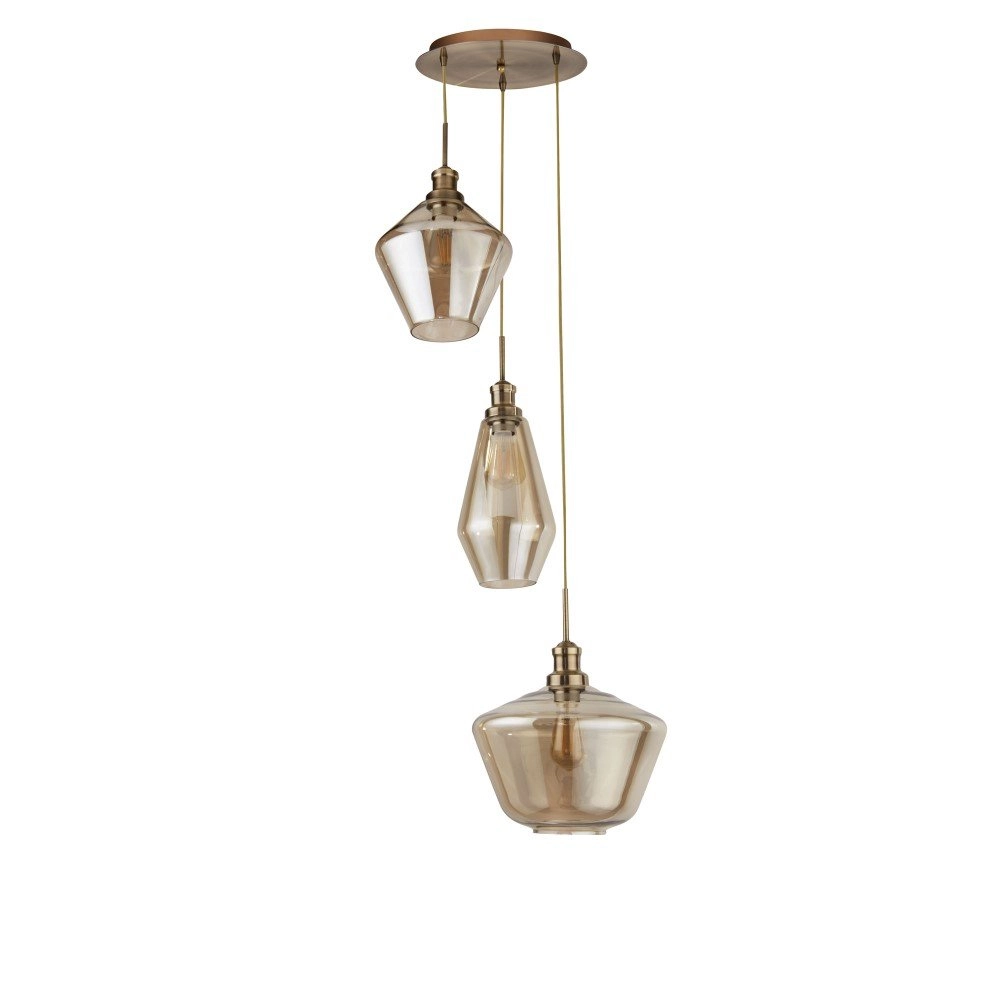 Vide hanglamp Mia 3-lichts Searchlight 5053423158679