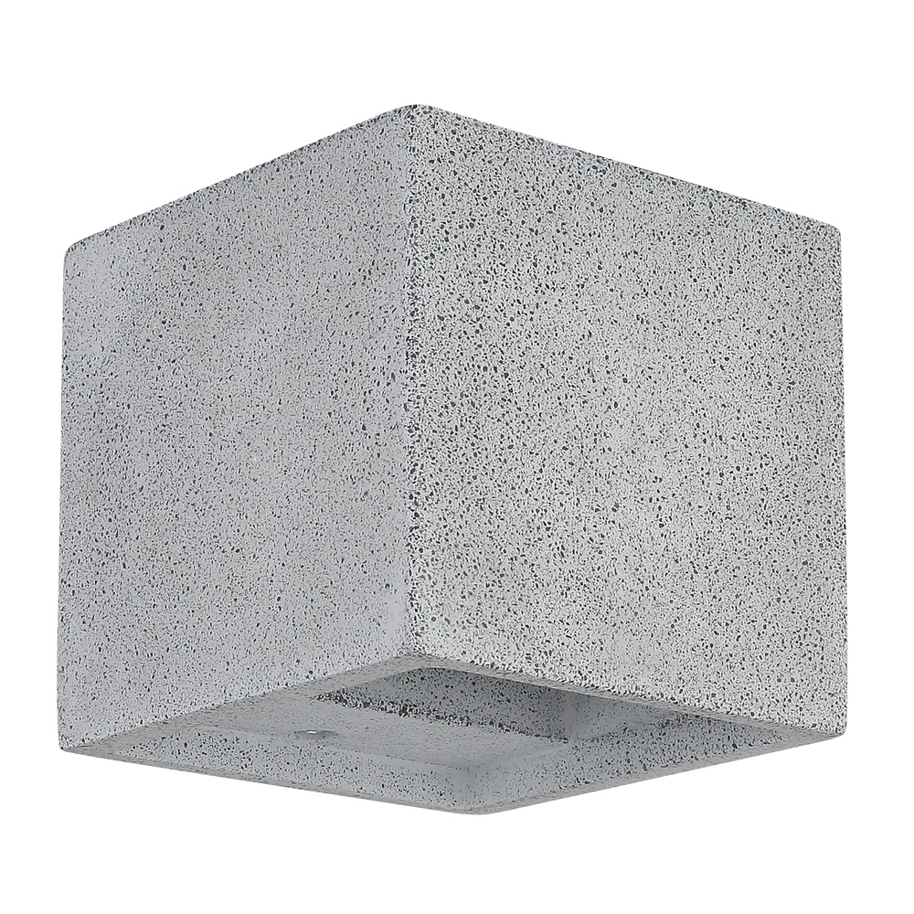 Moderne wandlamp Ferguson vierkant grijs Globo 9007371592913