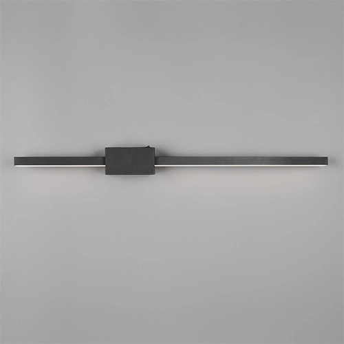 Moderne wandlamp Cassino zwart 70,5cm Trio 4017807683226