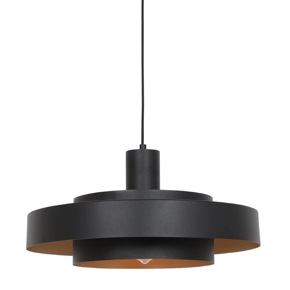 Zwarte hanglamp Flinter Ø 50cm