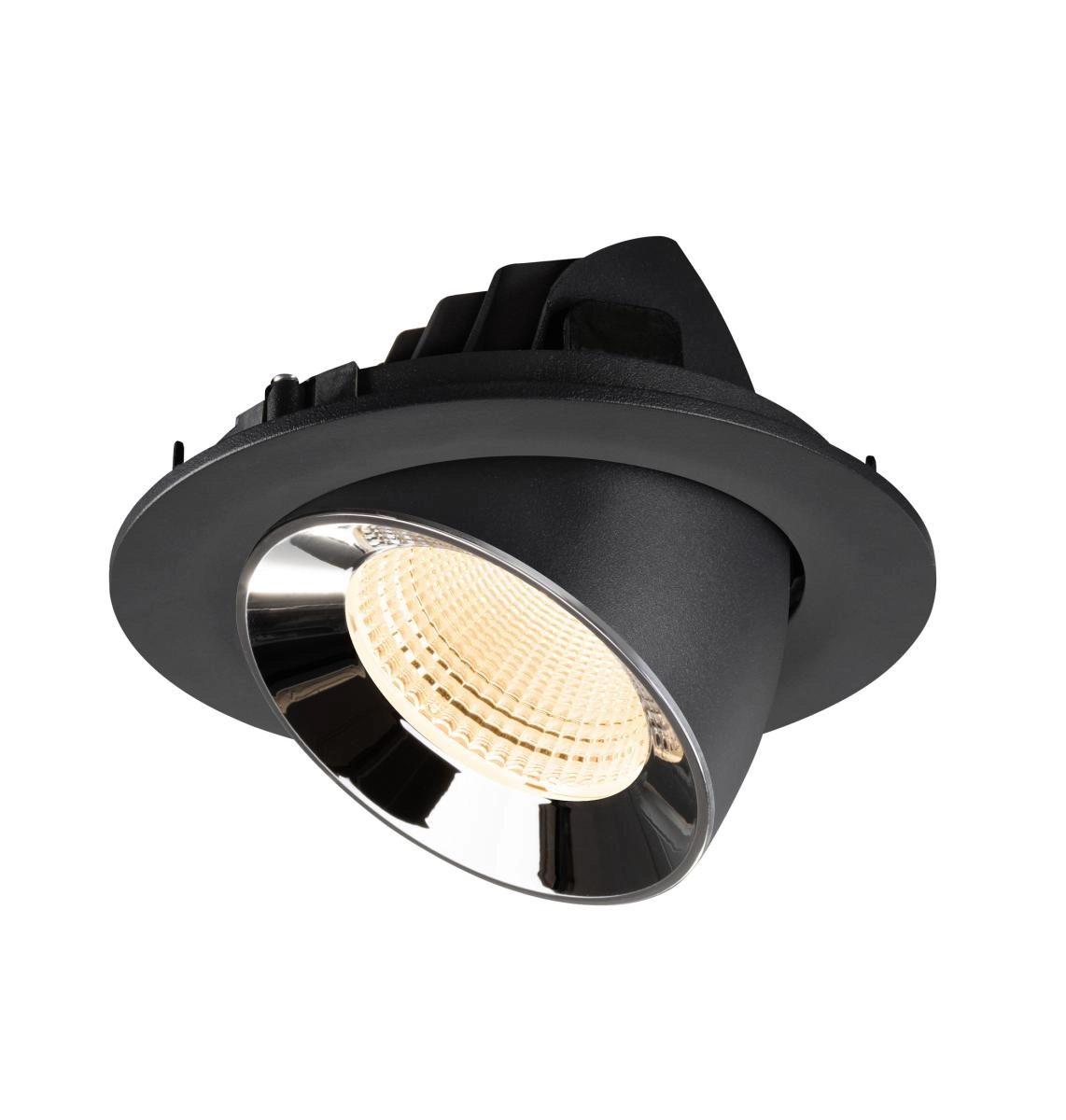 Inbouwspot Numinos Gimble L zwart/chroom 2700K - 55gr SLV 4024163310437