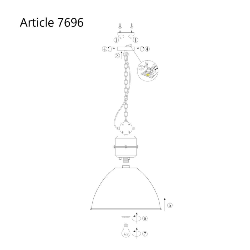 Hanglamp Frisk Steinhauer 8712746102789