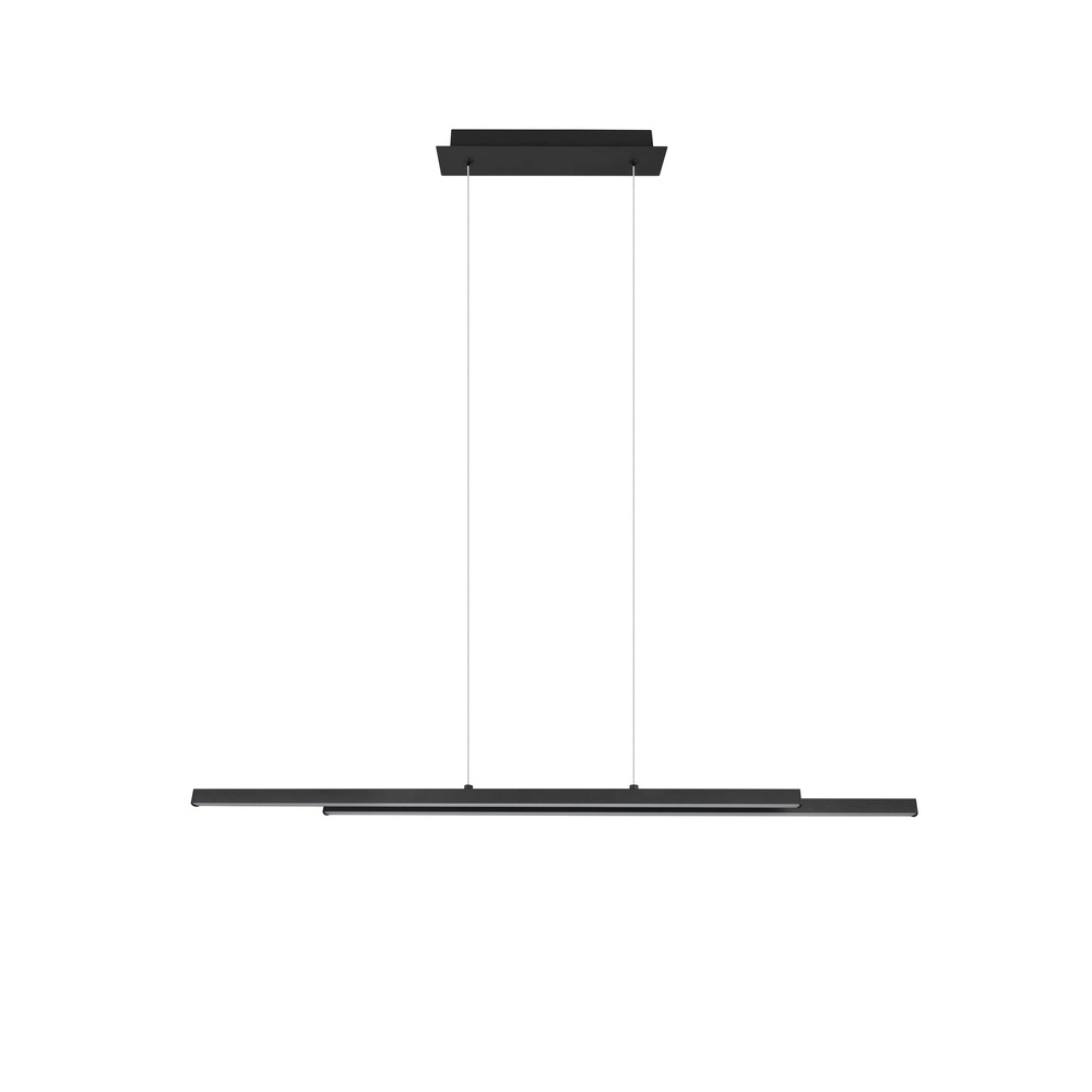Hanglamp Odio zwart Trio 4017807612523
