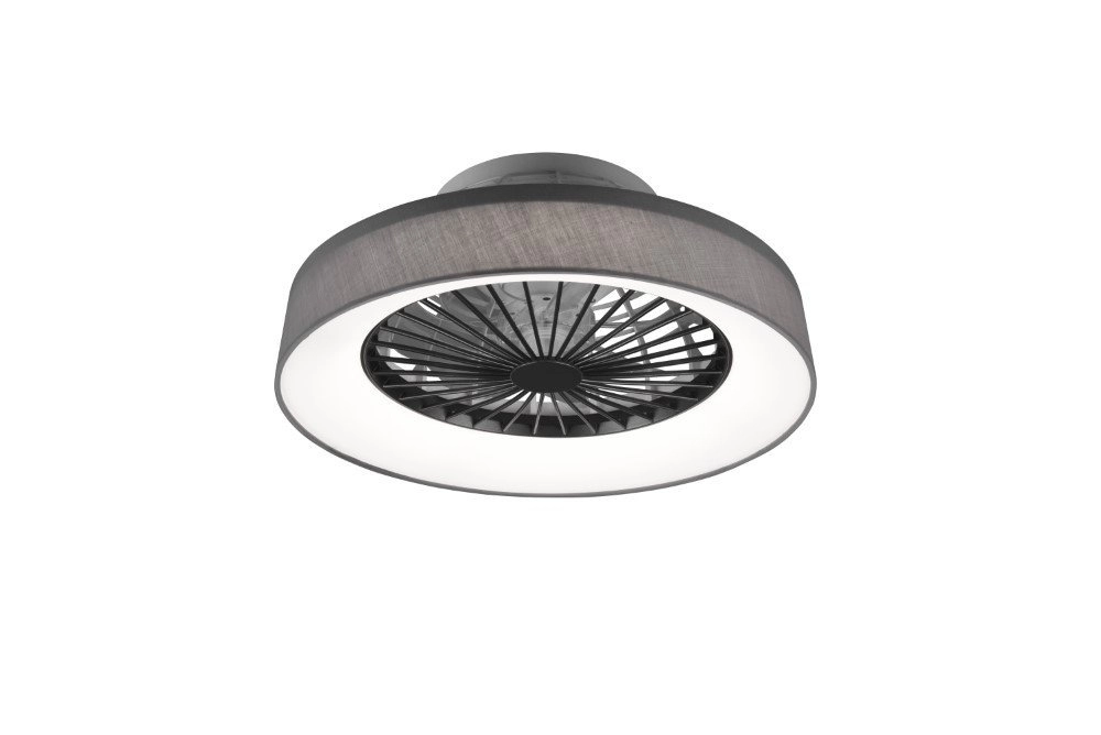 Led plafondventilator Farsund 47cm zwart Trio 4017807491081