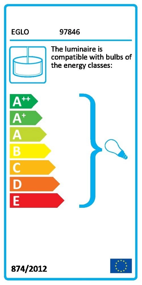 Eetkamer hanglamp Roccaforte 3-lichts zwart met goud Eglo 9002759978464