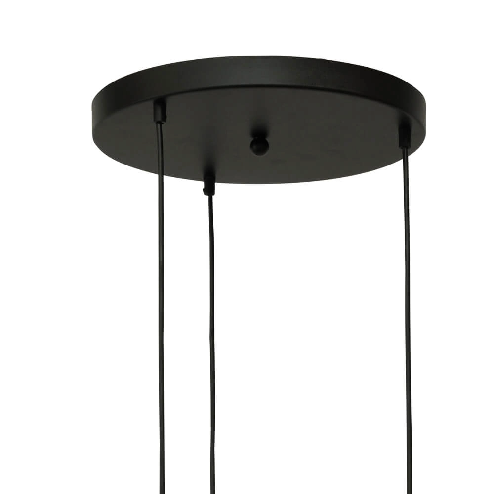 Pendant hanging lamp Lava 3x gold glass Masterlight 8718121286419