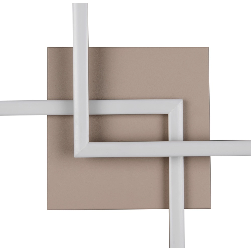 Moderne plafondlamp Trail 60cm zand bruin Trio 4017807713572