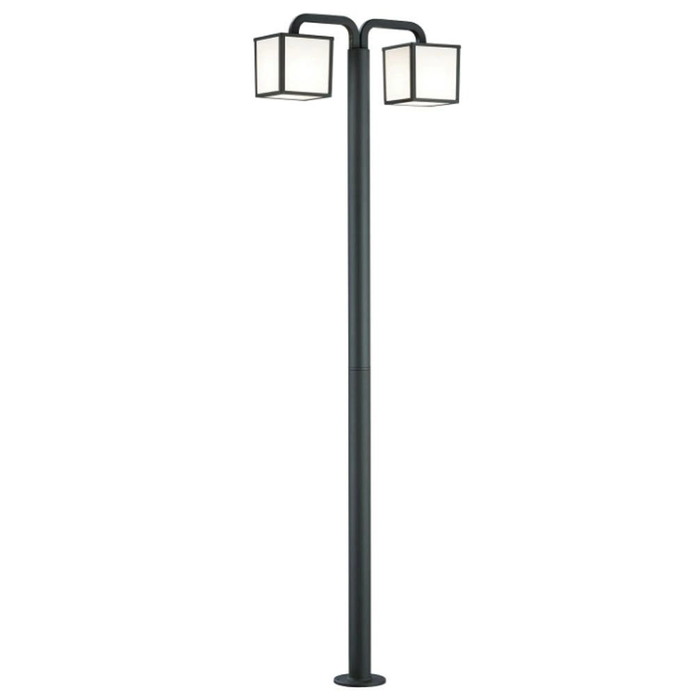 Tuinlamp Cubango 2-lichts antraciet