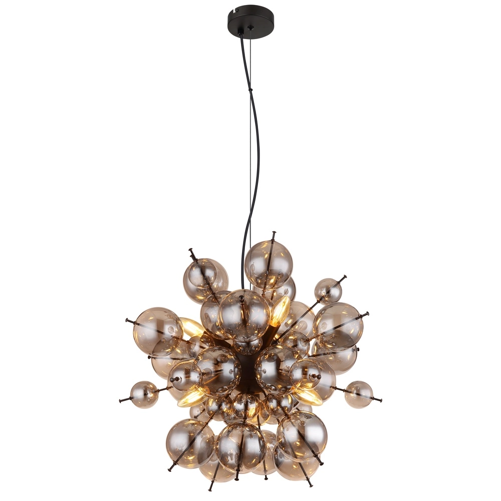 Unieke hanglamp Udo smoke glas Ø 55cm