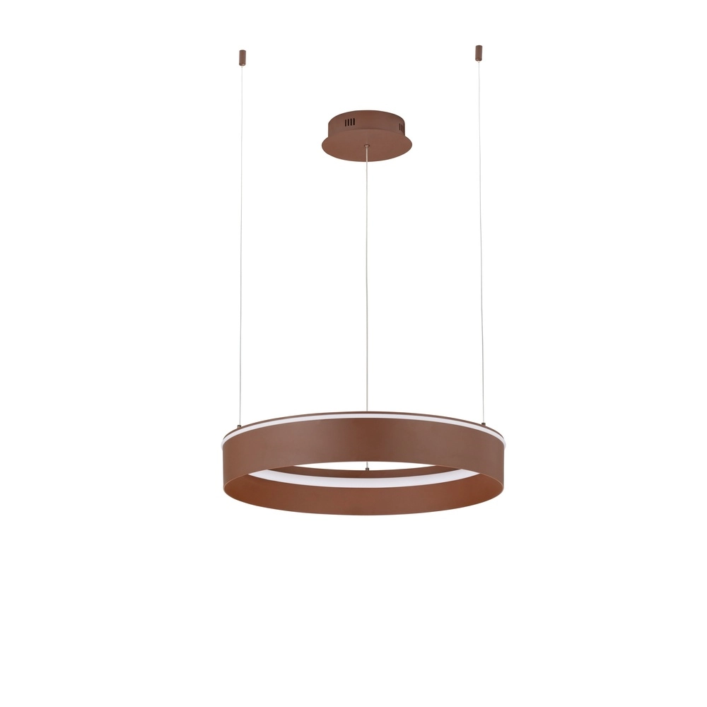 Moderne hanglamp Olivia bruin Ø 60cm Lyora 5212017494245