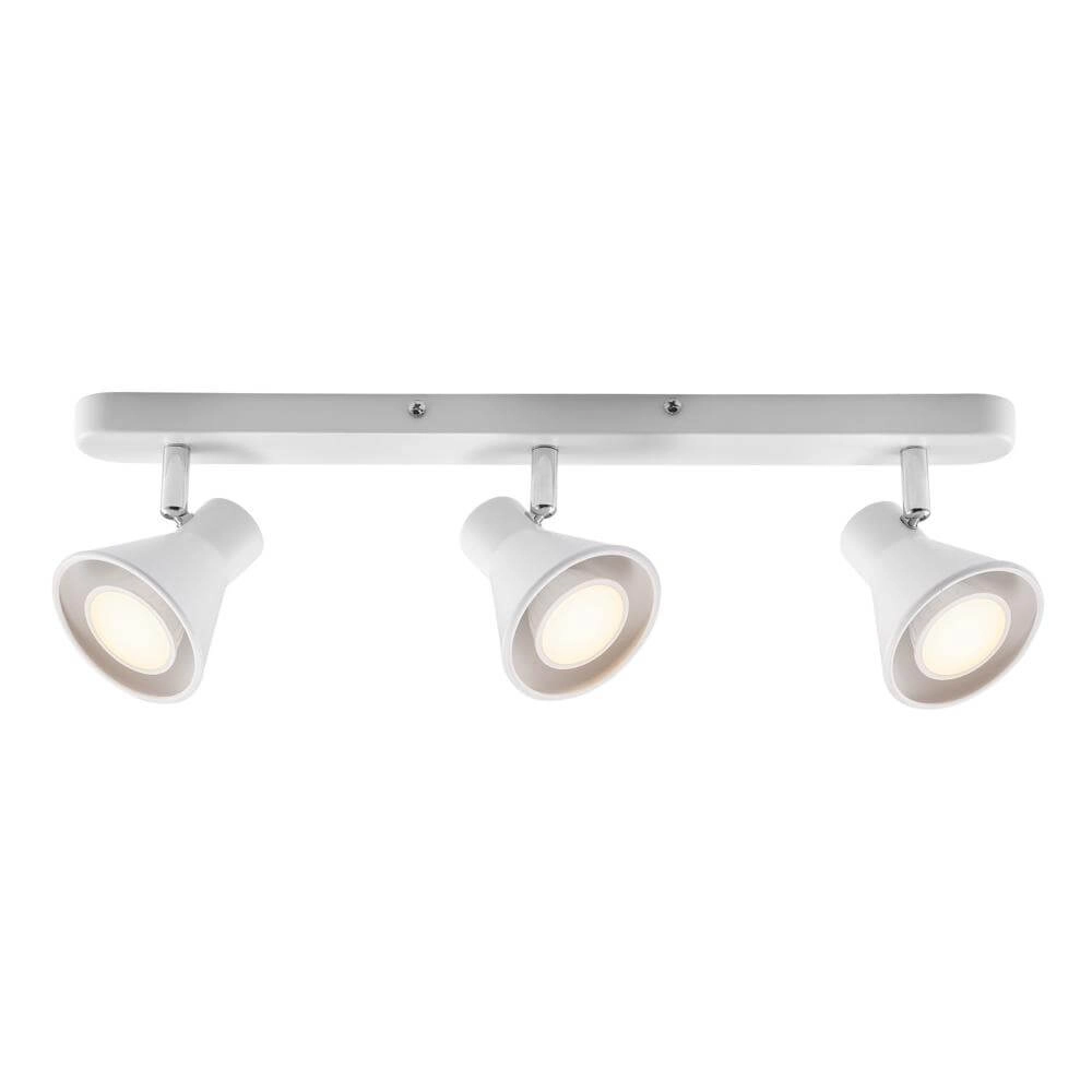 Plafondlamp Eik 3-lichts wit