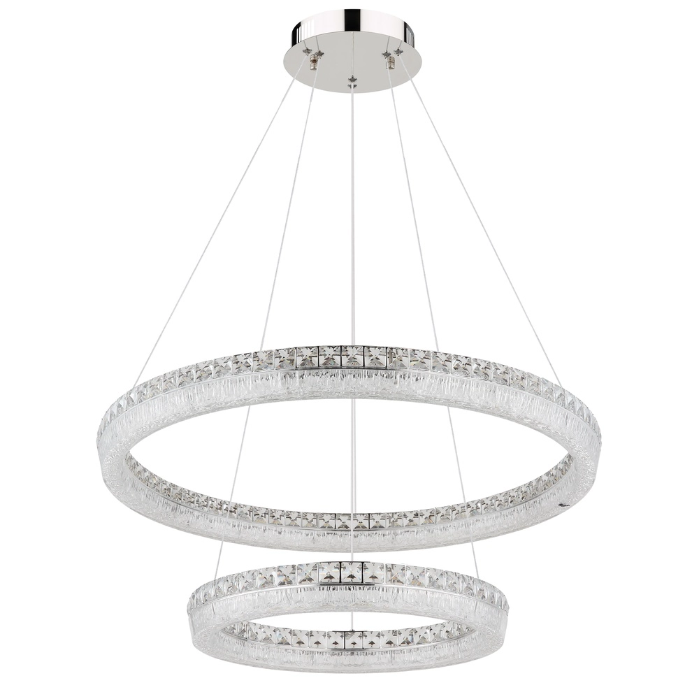 Hanglamp Laurel chroom Ø 80cm Globo 9007371569779