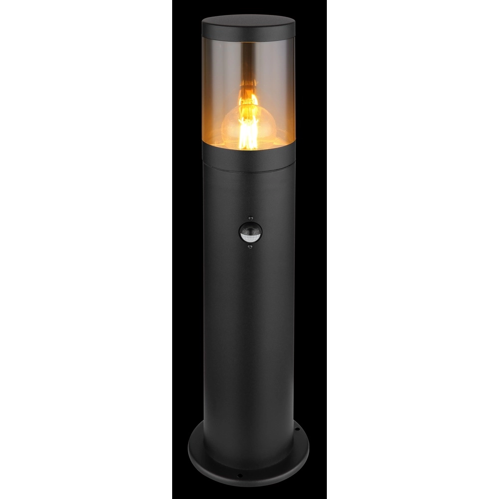 Moderne tuinlamp Xeloo zwart met sensor Globo 9007371438280
