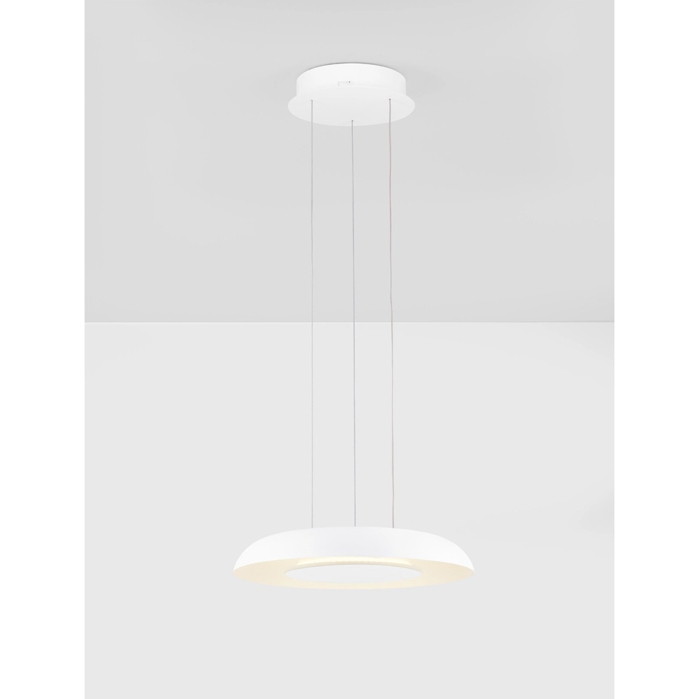 Moderne hanglamp Ormi Ø 40cm wit