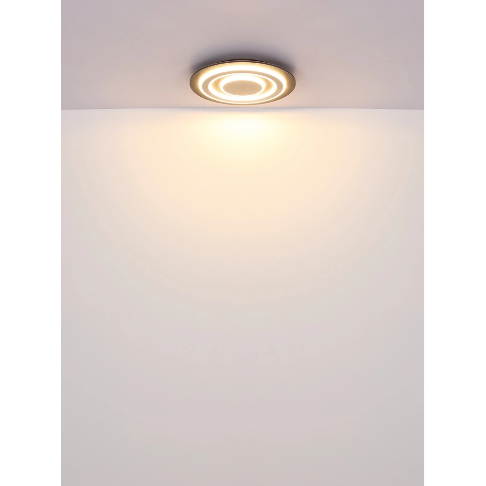 Design plafondlamp Jayden antraciet 2 ringen Globo 9007371453054