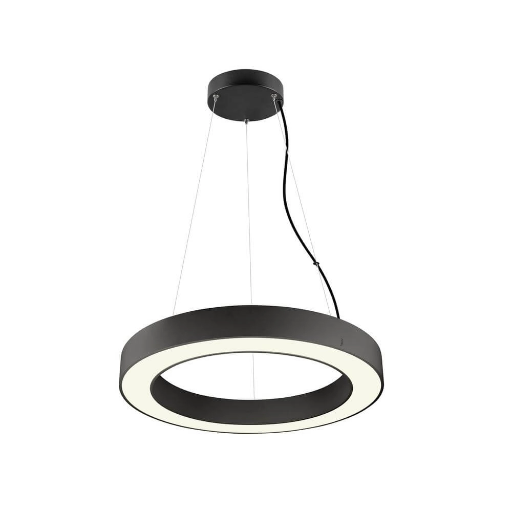 Zwarte hanglamp Medo Ring 60 Ø 60cm SLV 4024163298087