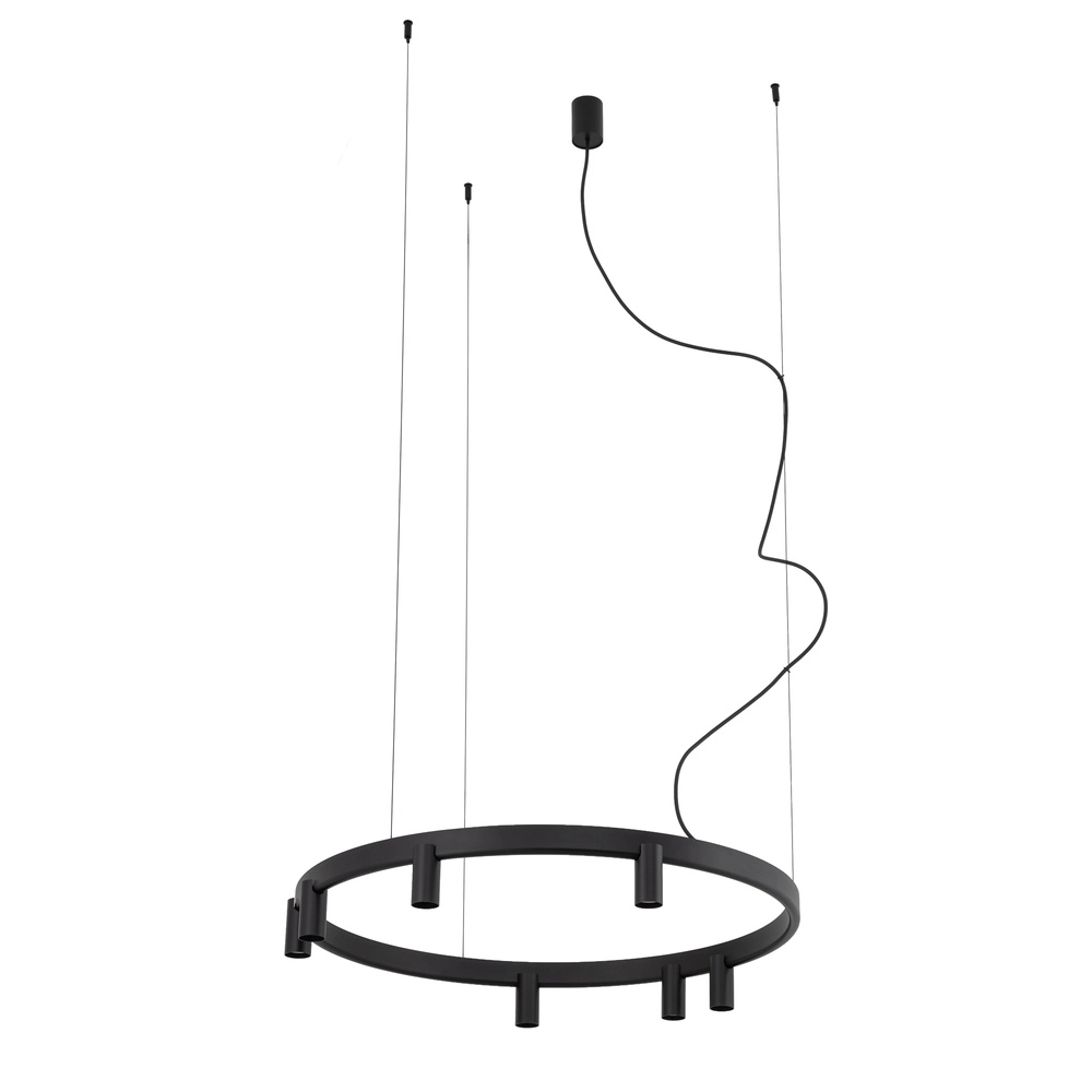 Design hanglamp Fourty zwart Ø 80cm Lyora 5903139122856