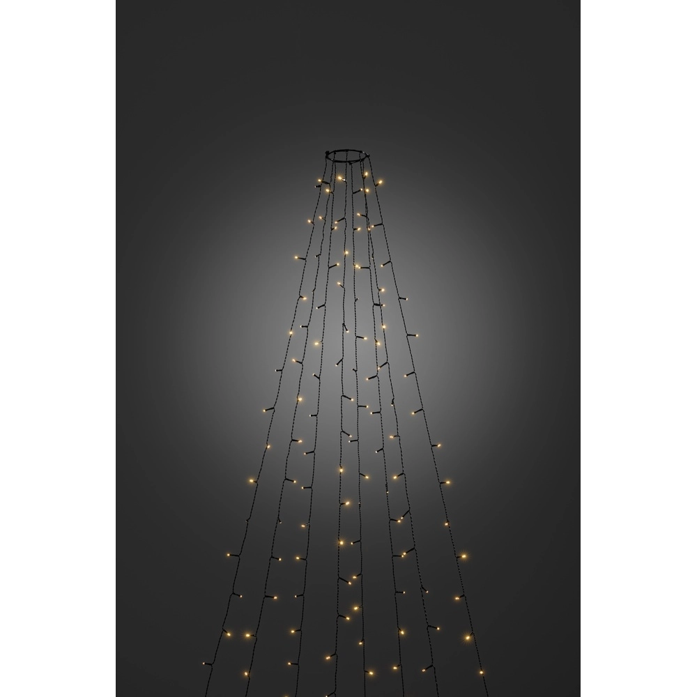 Verlichtingset 4m - 8x 50 led - 2200K voor kerstboom