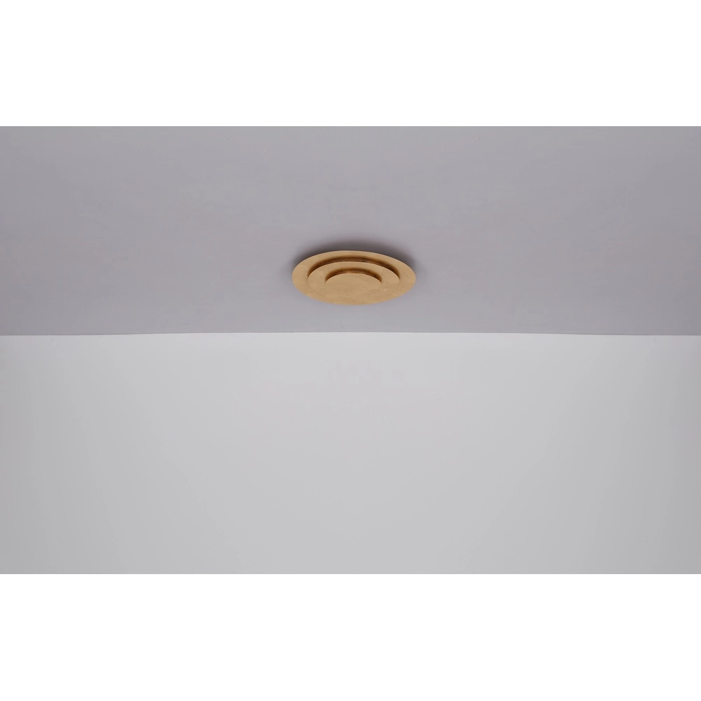 Gouden plafondlamp Heda Ø 18cm Globo 9007371458523