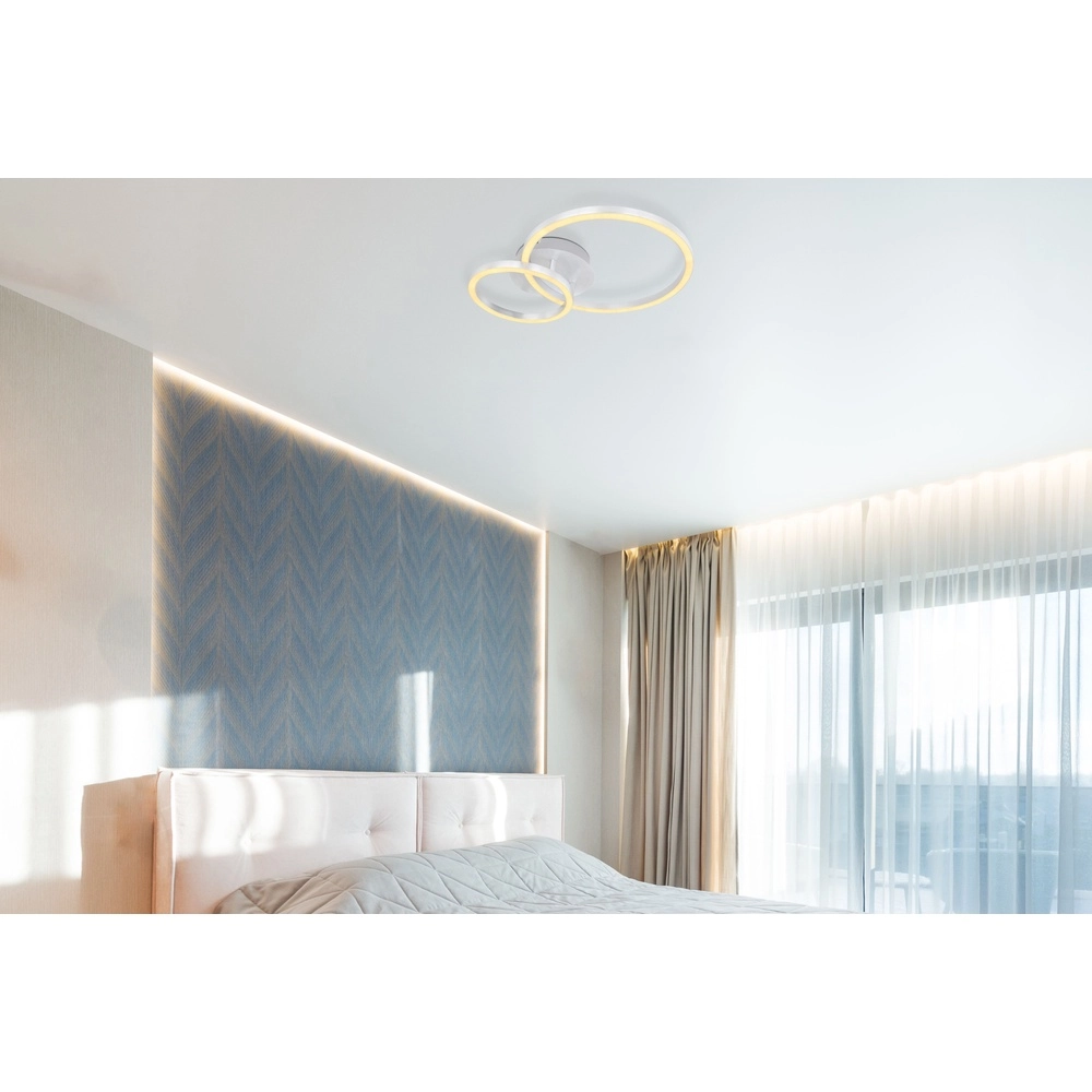 Moderne plafondlamp Reggy RVS Globo 9007371427307
