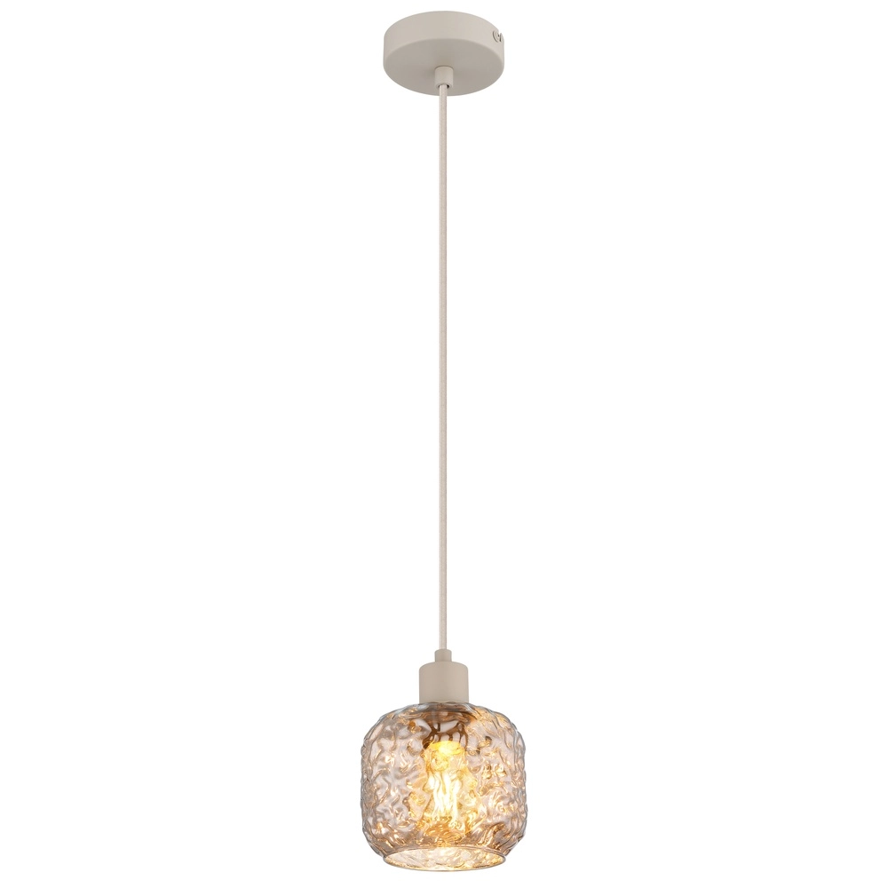 Hanglamp Antonio zand bruin