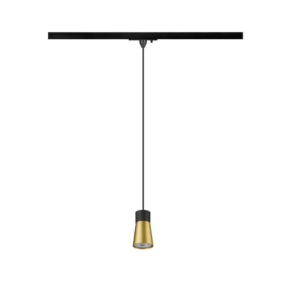 Pendel voor rail Puri 2.0 Cone zwart-goud 1-fase SLV 4024163294676