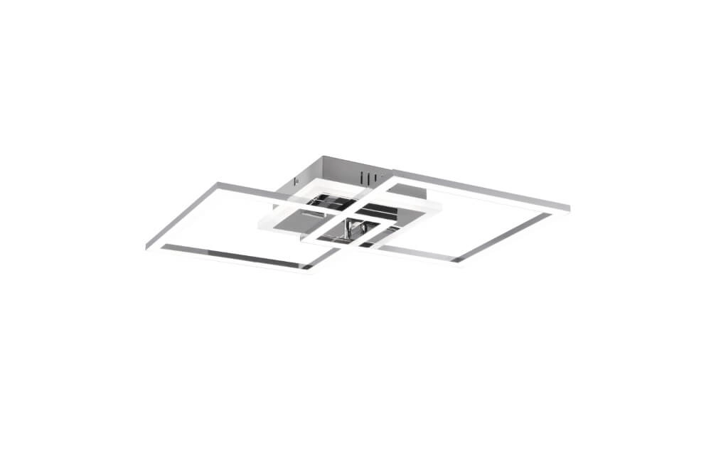 Led plafondlamp Venida dimbaar 2-lichts chroom