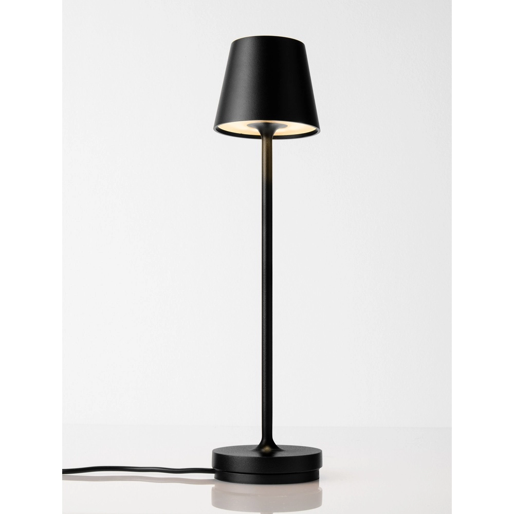 Tafellamp Petit zwart oplaadbaar Lyora 5212017450777