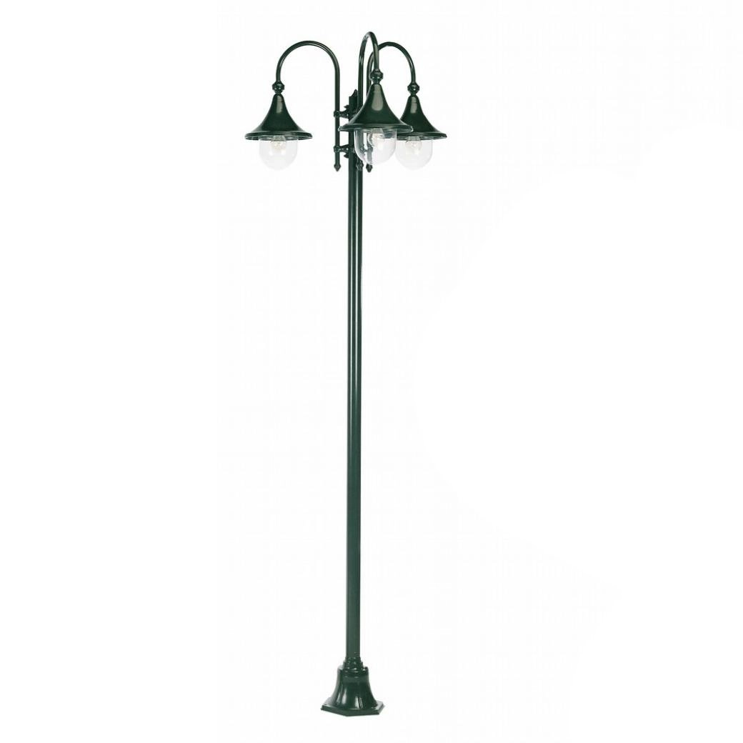 Klassieke 3-lichts stallamp Rimini zwart KS verlichting 8714732504904