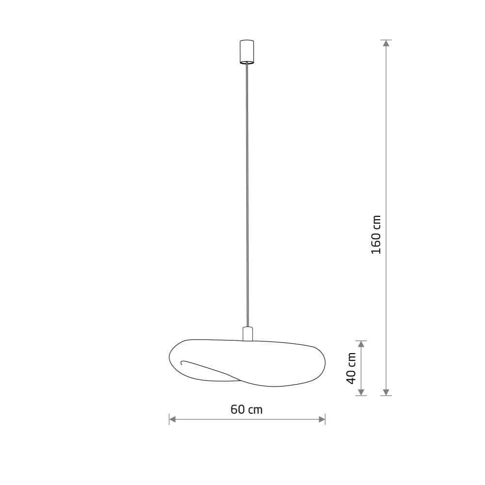 Hanglamp Havana M rotan Ø 60cm Lyora 5903139113960