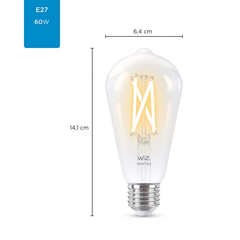Lichtbron 6,7W - E27 - Led 2700-6500K WiZ 8718699787172