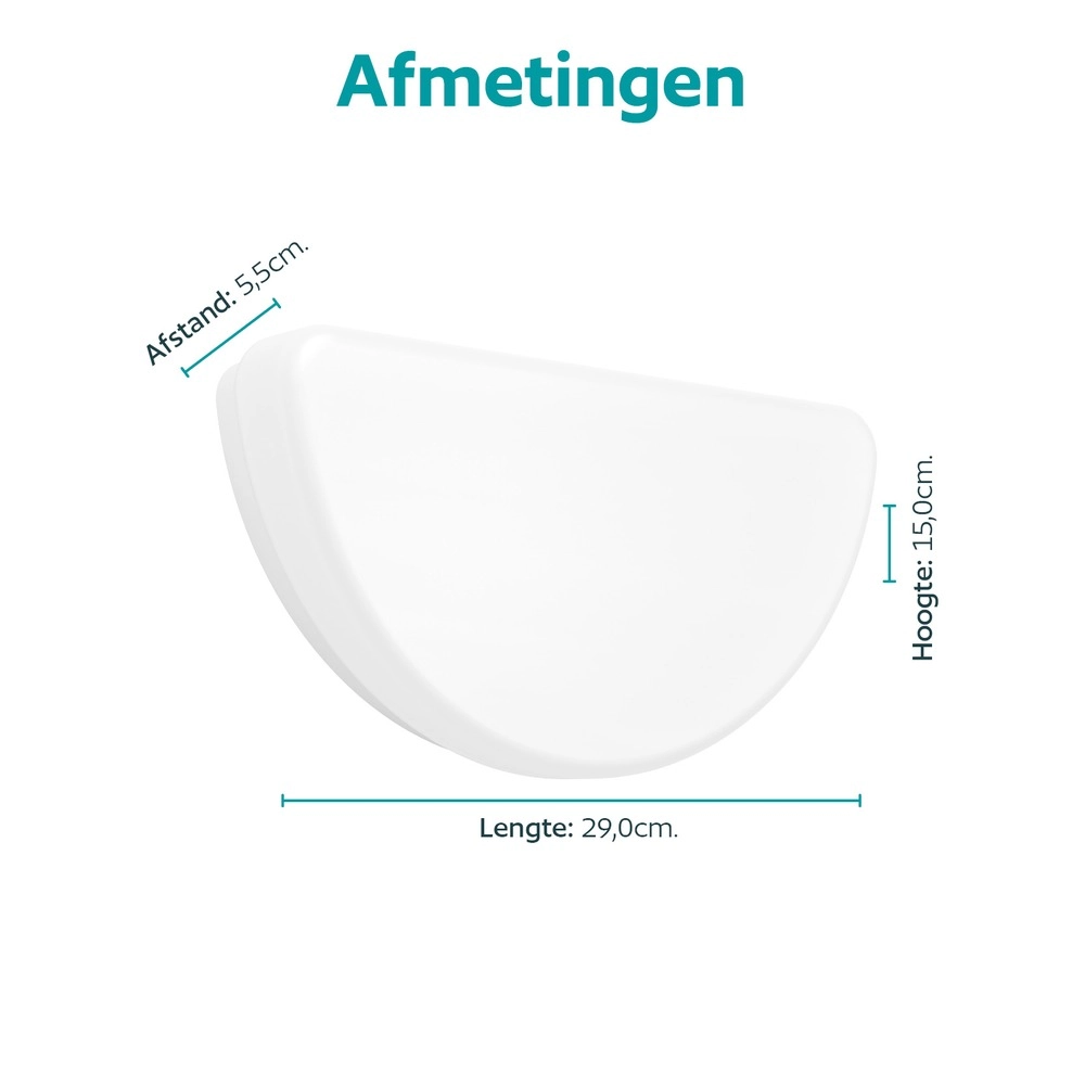 Design wandlamp Pogliola E wit 29cm Eglo 9002759742676