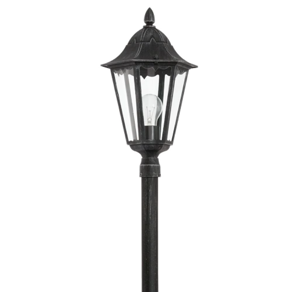 Staande tuinlamp Navedo zwart zilver Eglo 9002759934637
