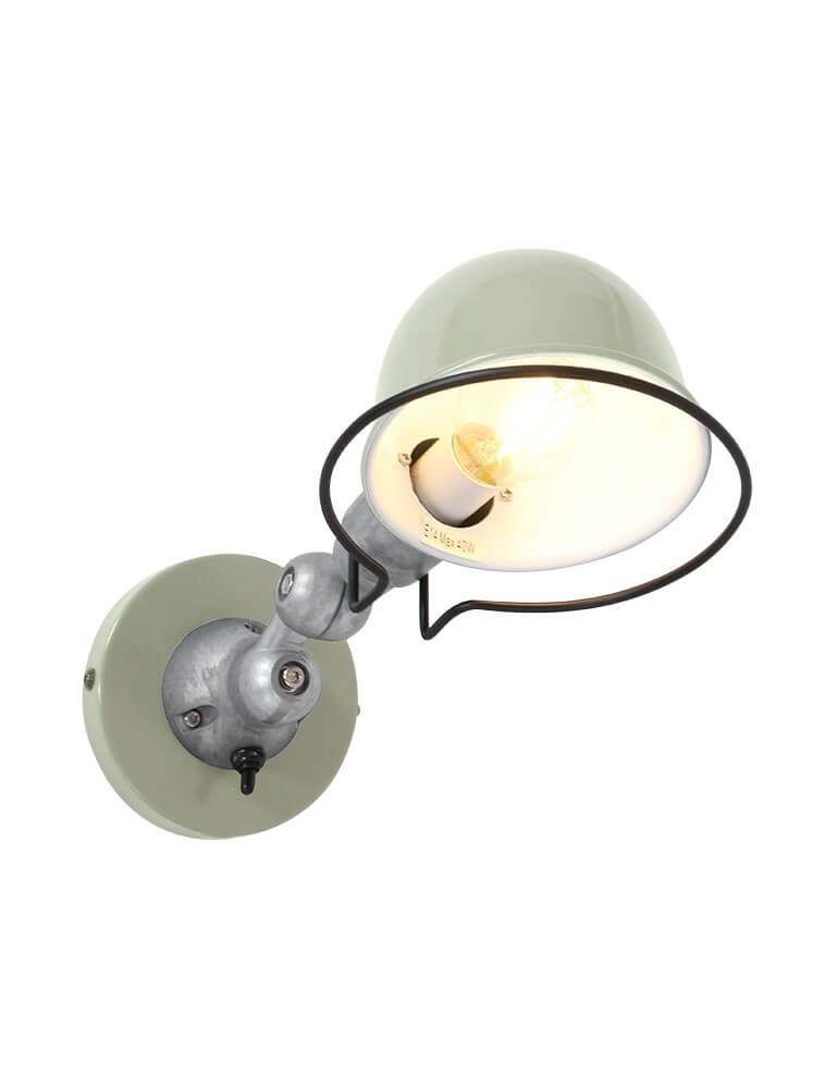 Retro leeslamp Davin 29cm retro groen Steinhauer 8712746102062