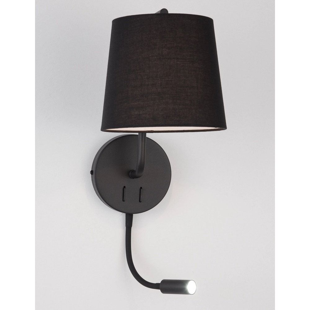 Bedlampje Sage zwart
