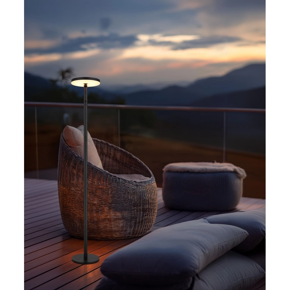 Staande buitenlamp Dynaro zwart Globo 9007371516520