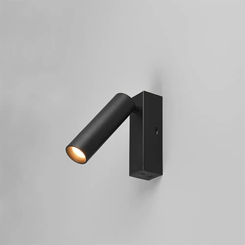 Slanke led wandspot Ambala zwart