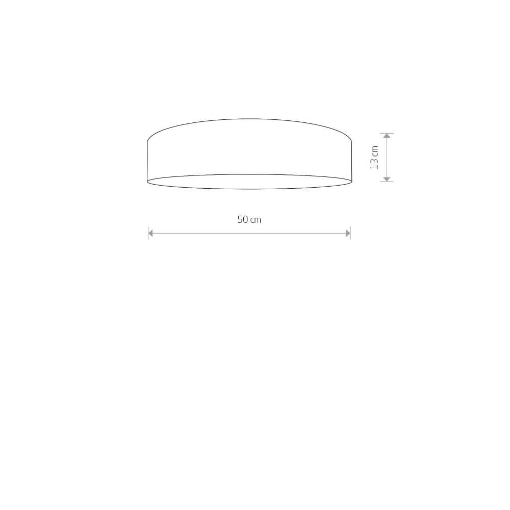 Crème plafondlamp Turda Ø 50cm Lyora 5903139895293