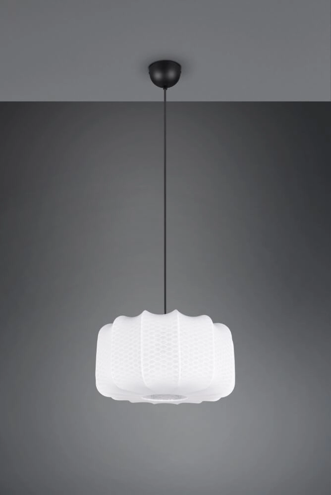 Witte design hanglamp Madleine Ø 40cm Trio 4017807638226
