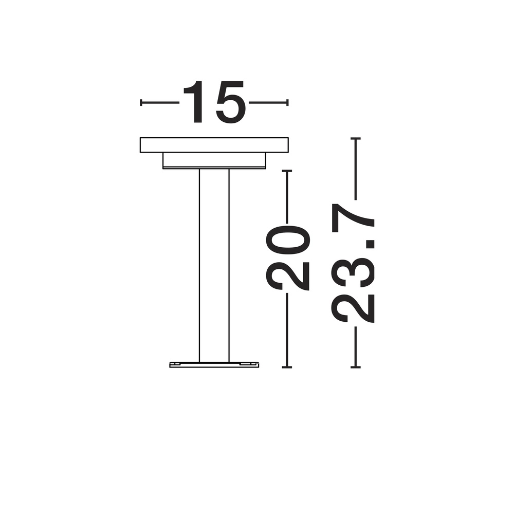 Tuinlamp Nitro design zwart 23,7cm Lyora 5212017453112