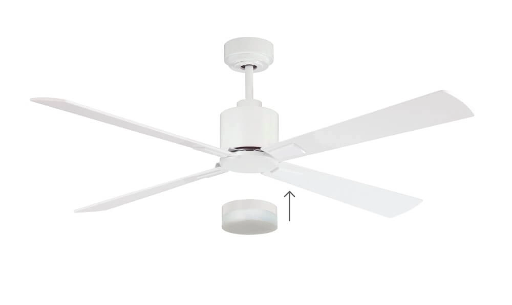 Witte plafondventilator Airfusion Climate I Ø 132cm Beacon 9333509087977