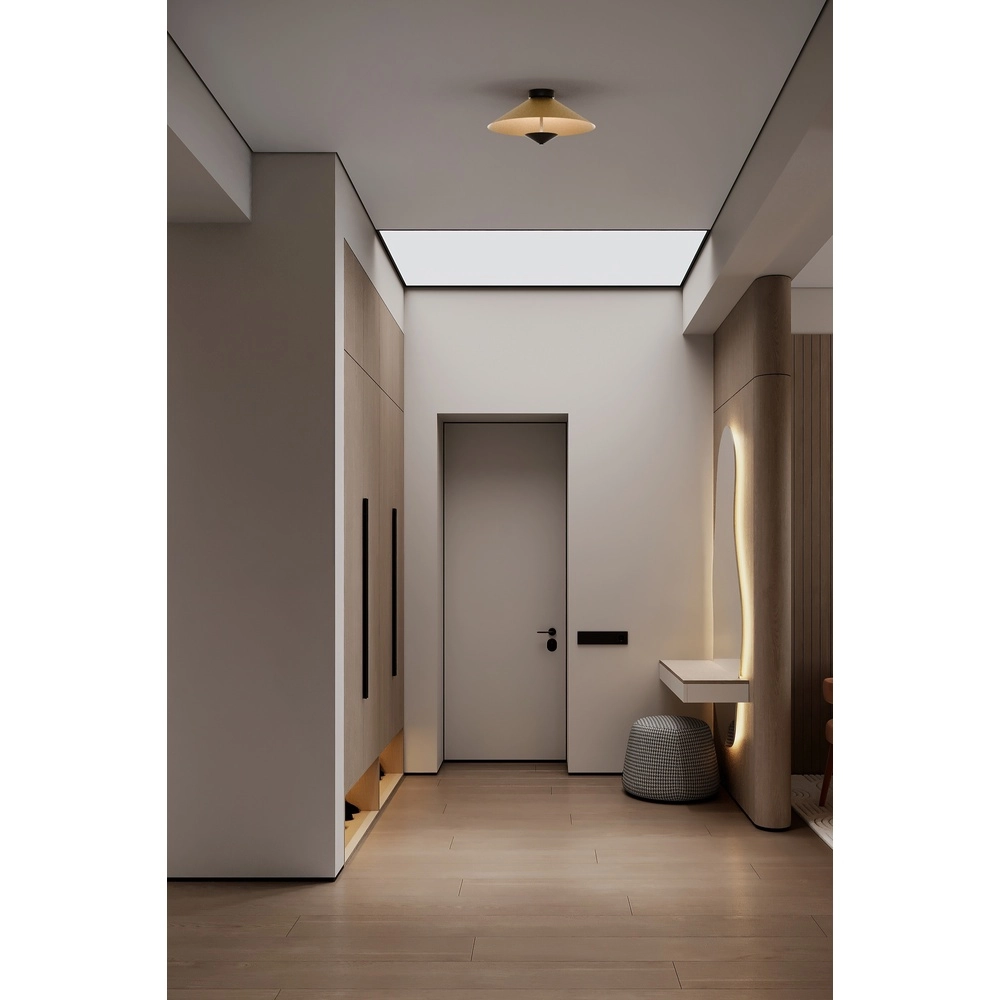 Plafondlamp Ceppo zwart met goud Ø 45cm Masterlight 8718121389684