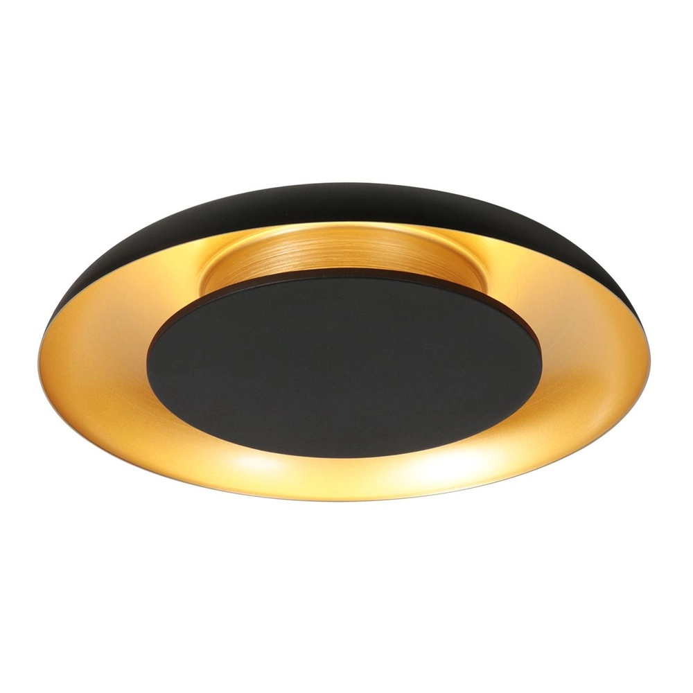 Plafonniere Golden Veil zwart Ø 40cm